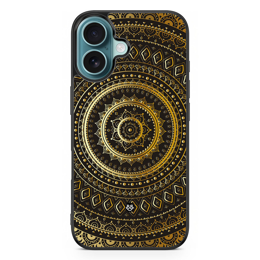 iPhone 16 Case - Gold Mandala