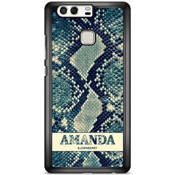 Huawei P9 Case Custom - Custom Blue Snake