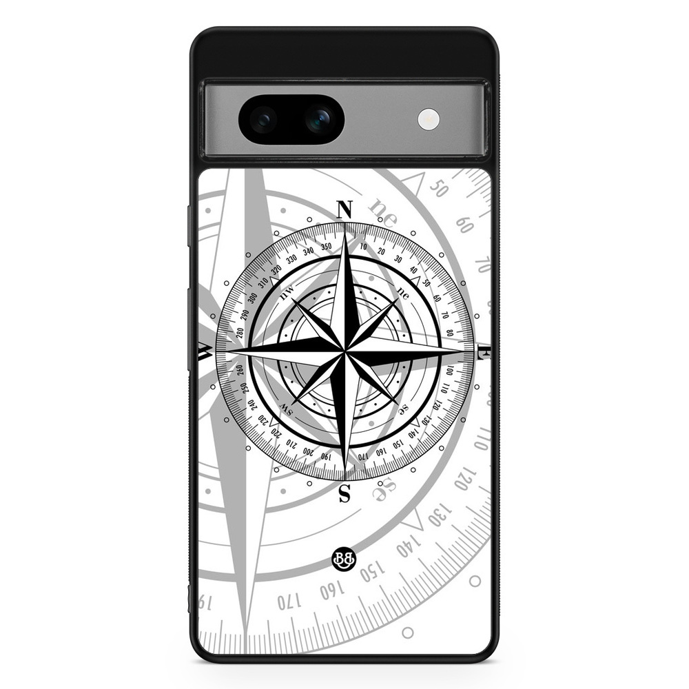 Google Pixel 7a Case - Compass White