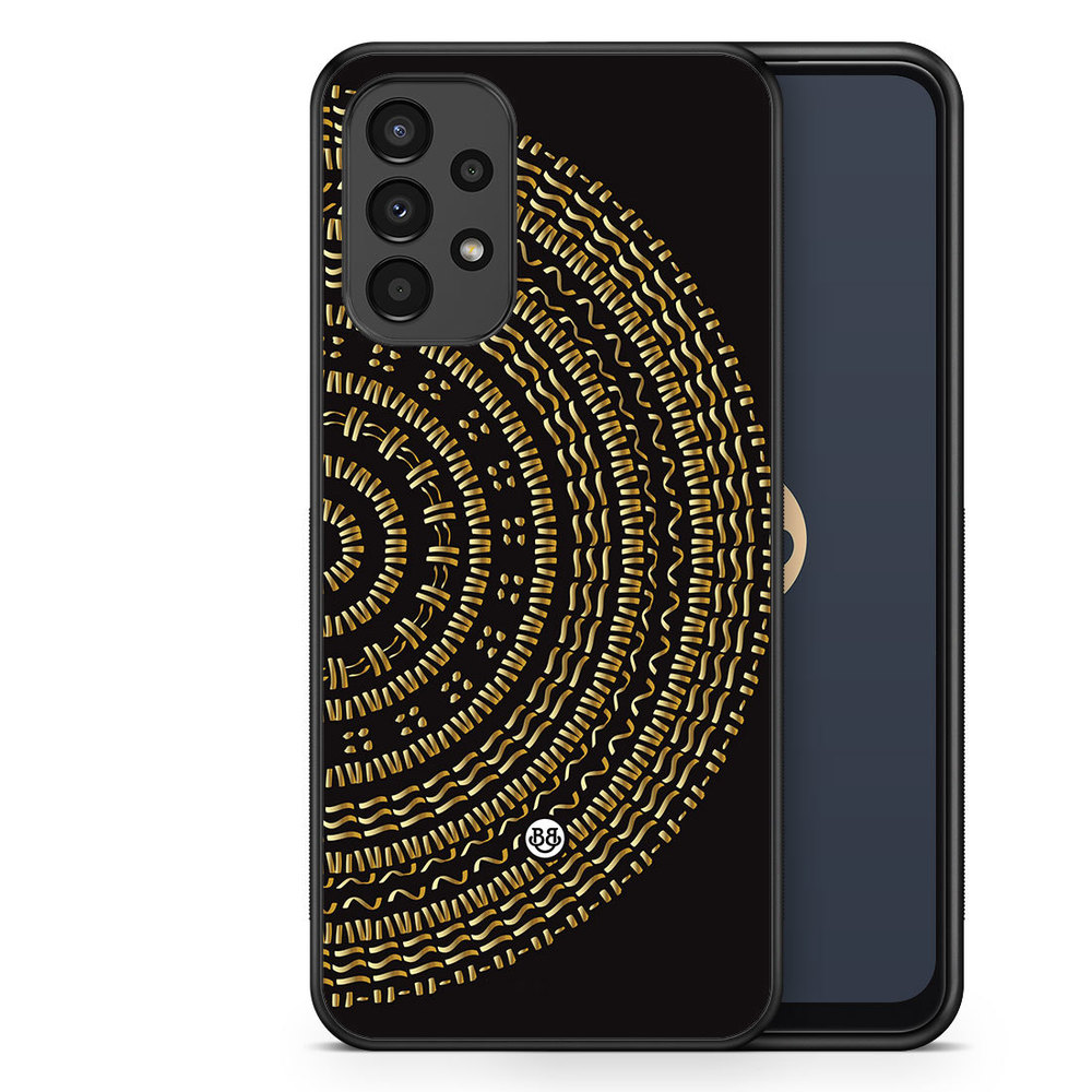 Samsung Galaxy A13 Case - Mandala Gold/Black