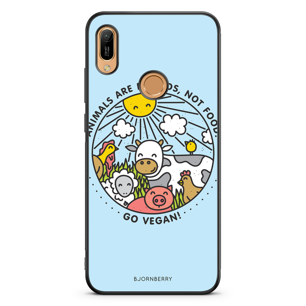 Huawei Y6 2019 Case - Friends, Not Food