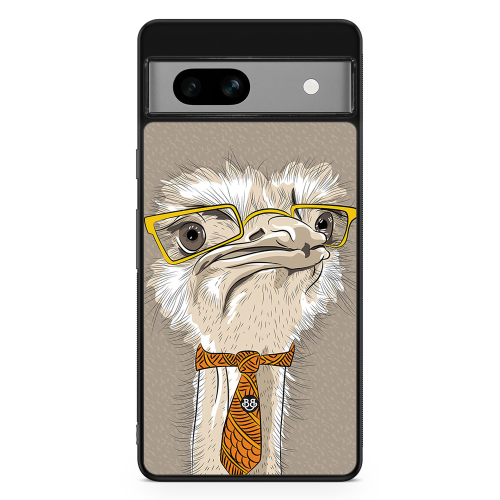 Google Pixel 7a Case - Hipster Ostrich