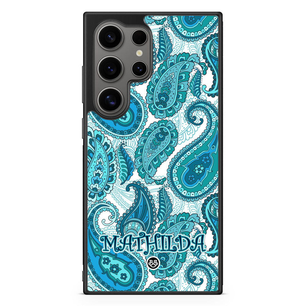 Samsung Galaxy S24 Ultra Custom Skal - Paisley Name