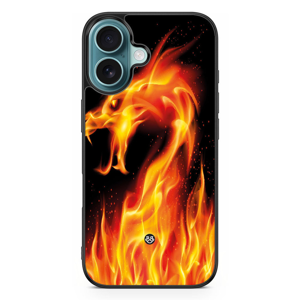 iPhone 16 Case - Flames Dragon