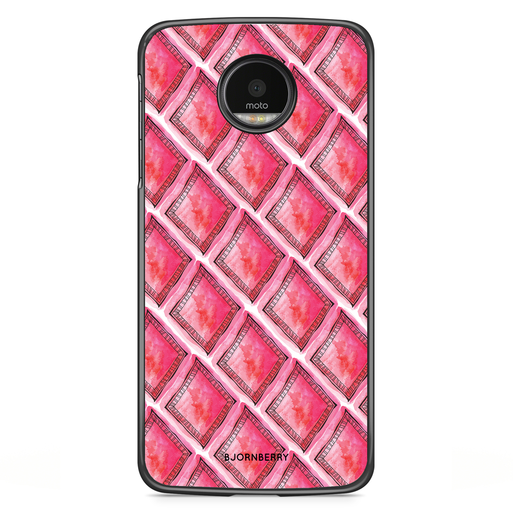 Motorola Moto G5S Plus Case - Red Rhombus