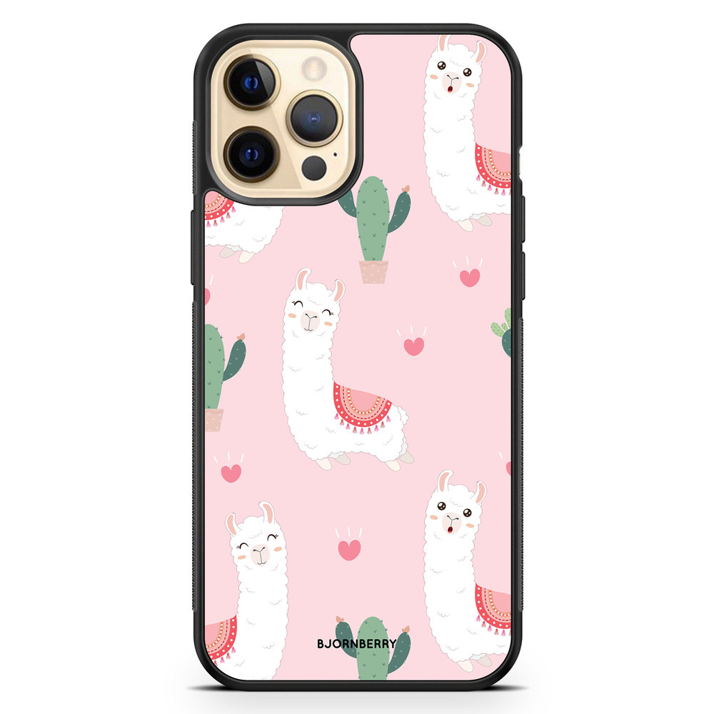 iPhone 12 Pro Max Case - Llama Pattern