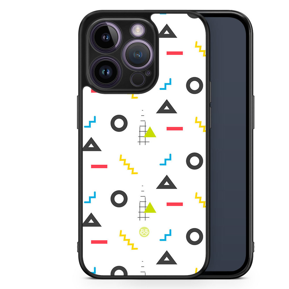 iPhone 14 Pro Case - 80s Pattern