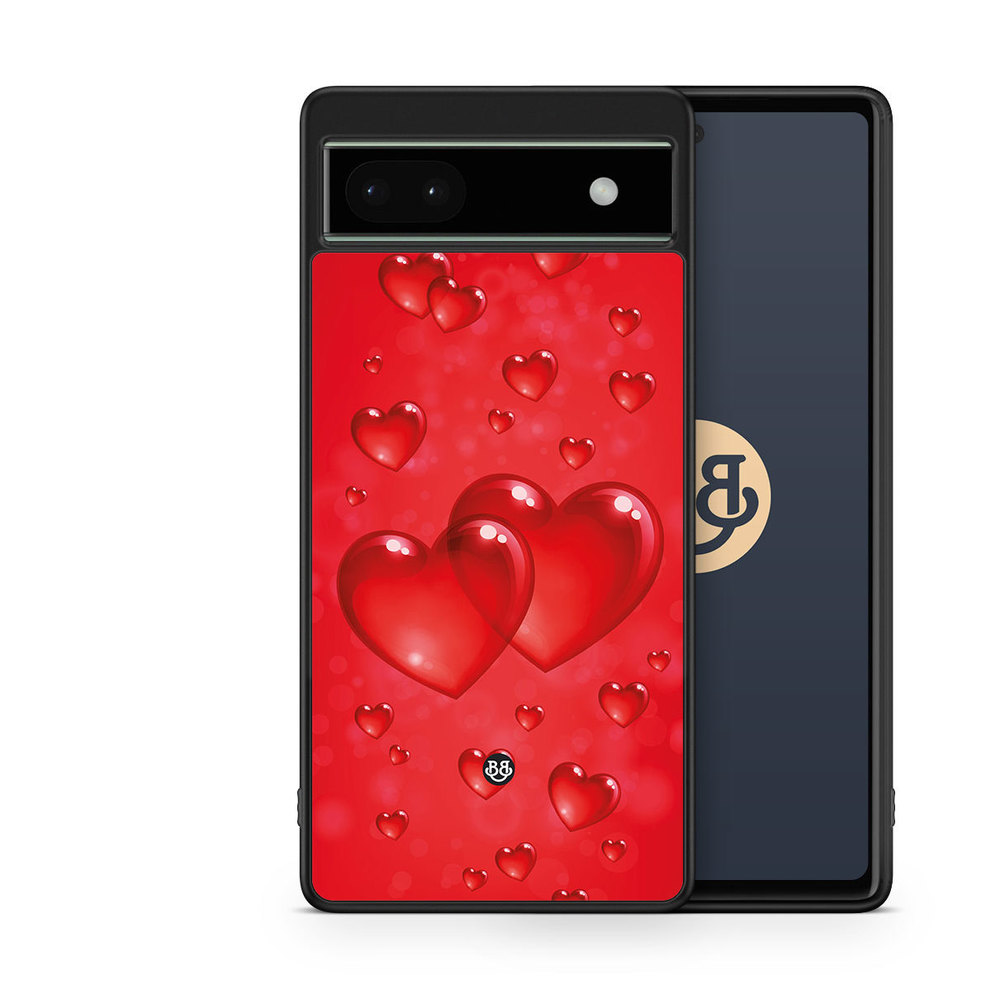 Google Pixel 6a Case - Hearts