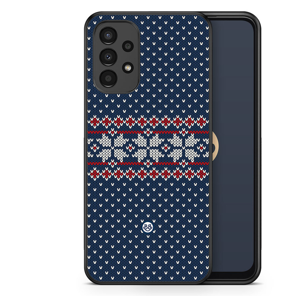 Samsung Galaxy A13 Case - Knitted Xmas