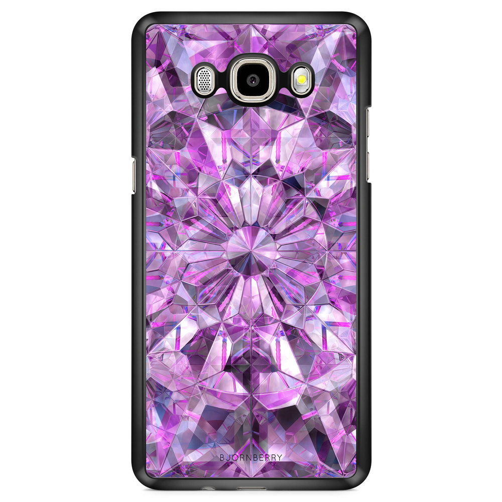 Samsung Galaxy J7 (2016) Case - Purple Crystals