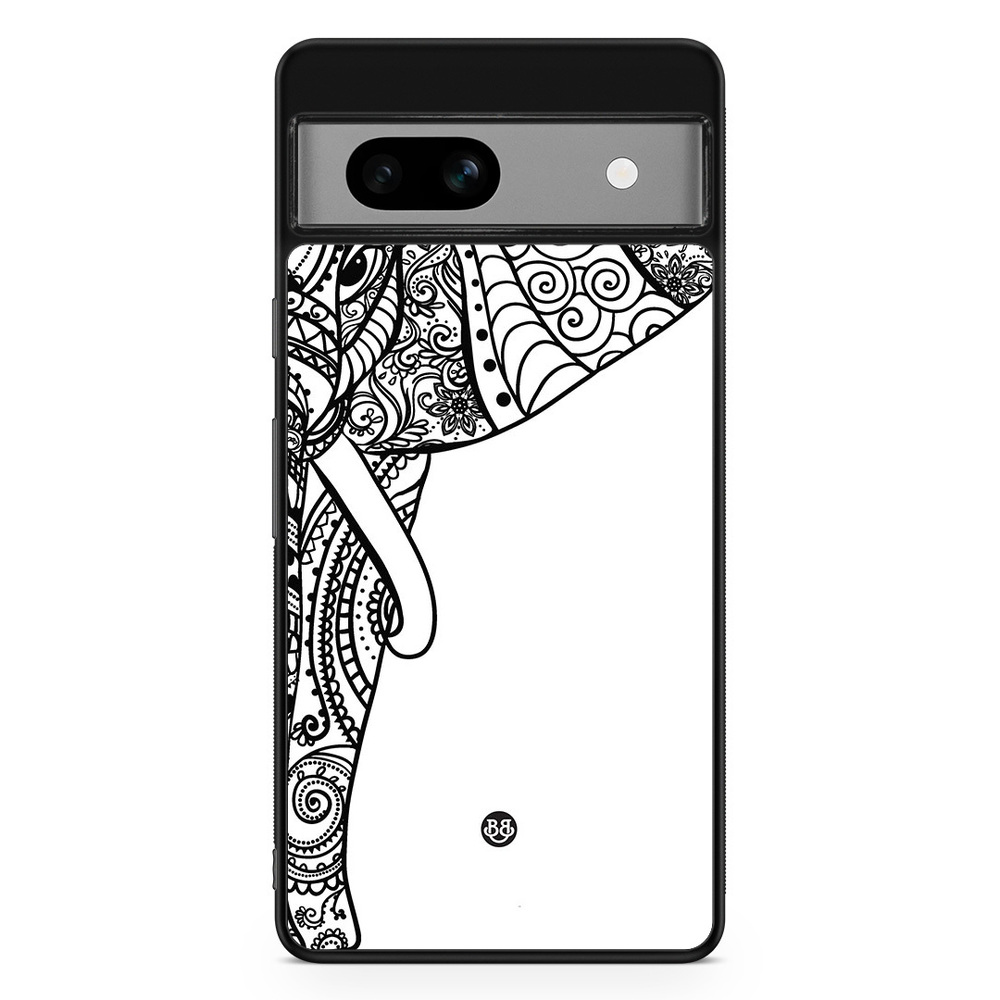 Google Pixel 7a Case - Mandala Elephant