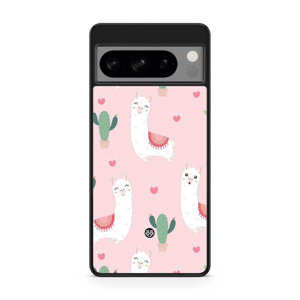 Google Pixel 8 Pro Case - Llama Pattern