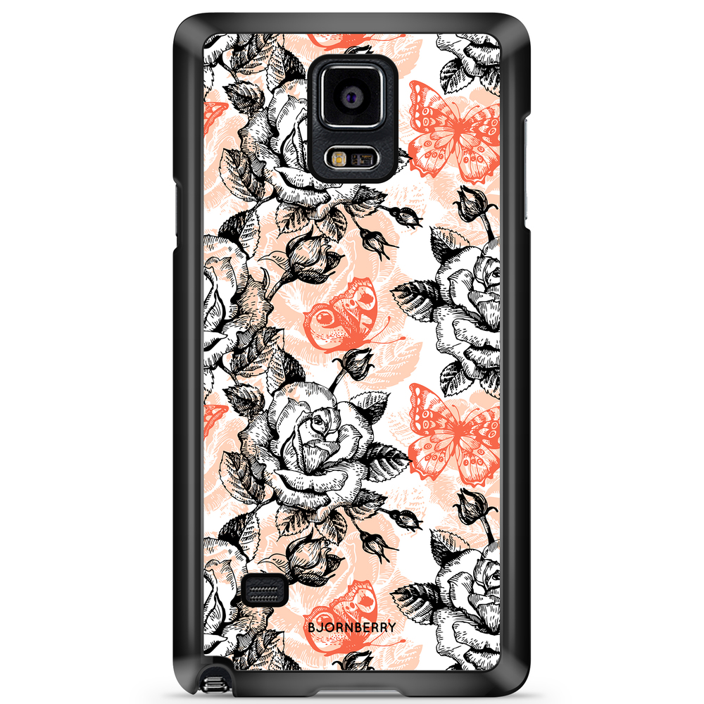Samsung Galaxy Note 4 Case - Roses & Butterflies