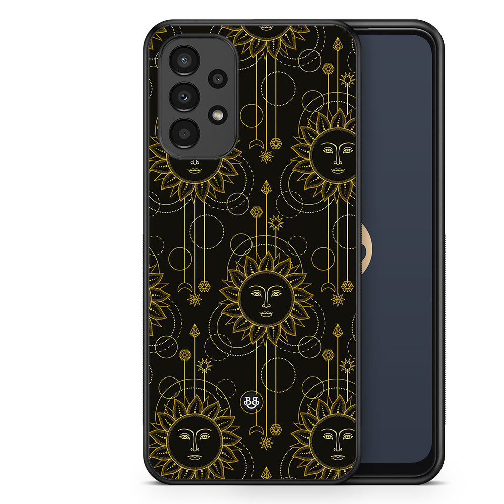 Samsung Galaxy A13 Case - Gold Suns