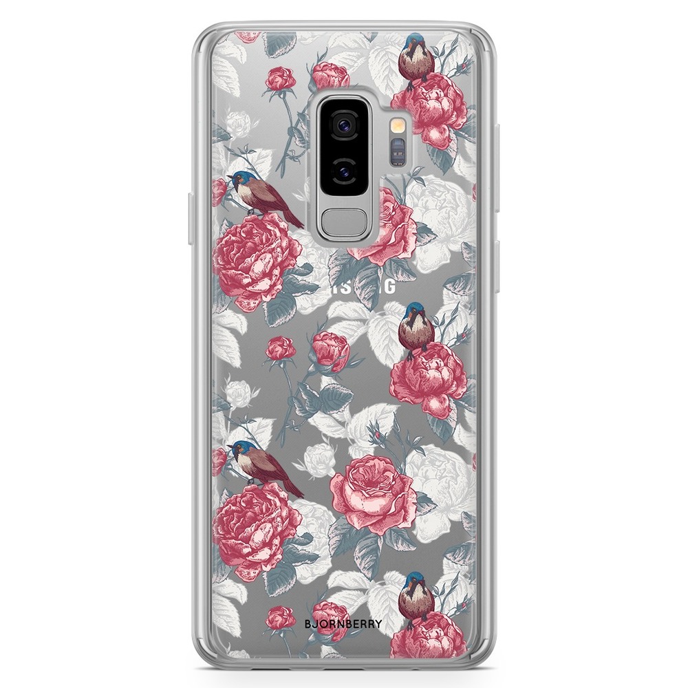 Samsung Galaxy S9 Plus Fashion Case - Roses and Birds