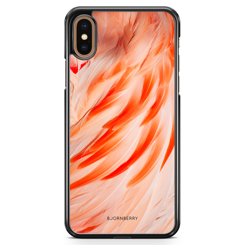 iPhone XS Max Case - Flamingo Feathers