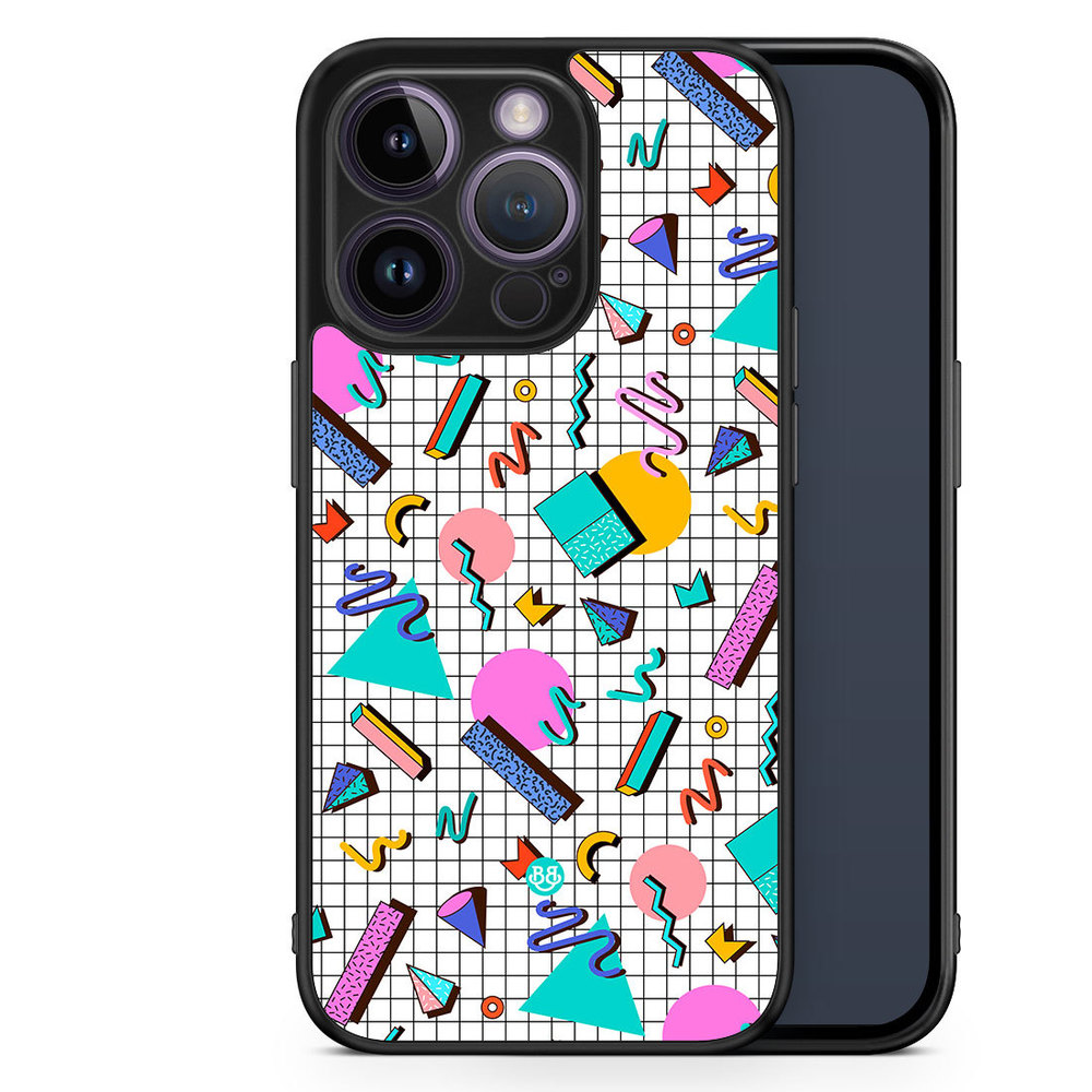 iPhone 14 Pro Case - 80s Pattern