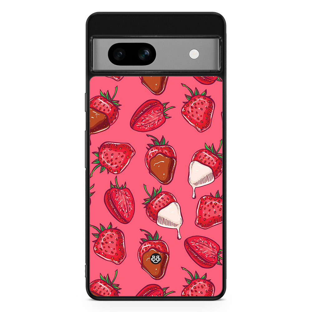 Google Pixel 7a Case - Strawberry Chocolate