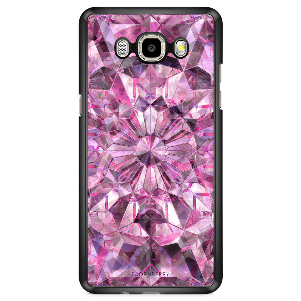 Samsung Galaxy J7 (2016) Case - Pink Crystals