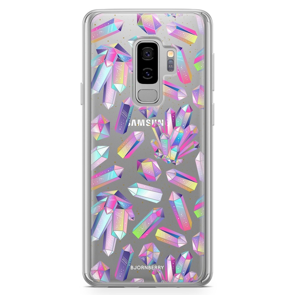 Samsung Galaxy S9 Plus Fashion Skal - Kristaller Regnbåge