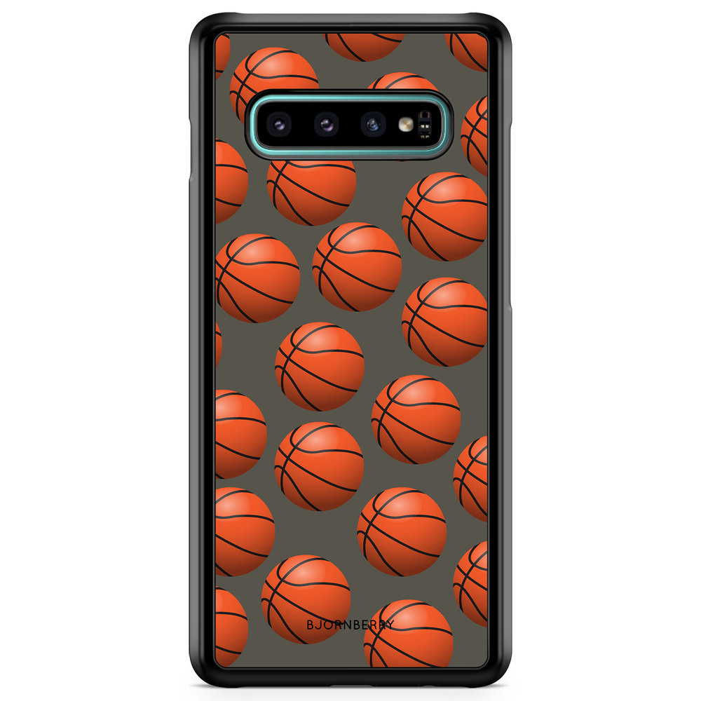 Samsung Galaxy S10 Plus Case - Basketballs Pattern