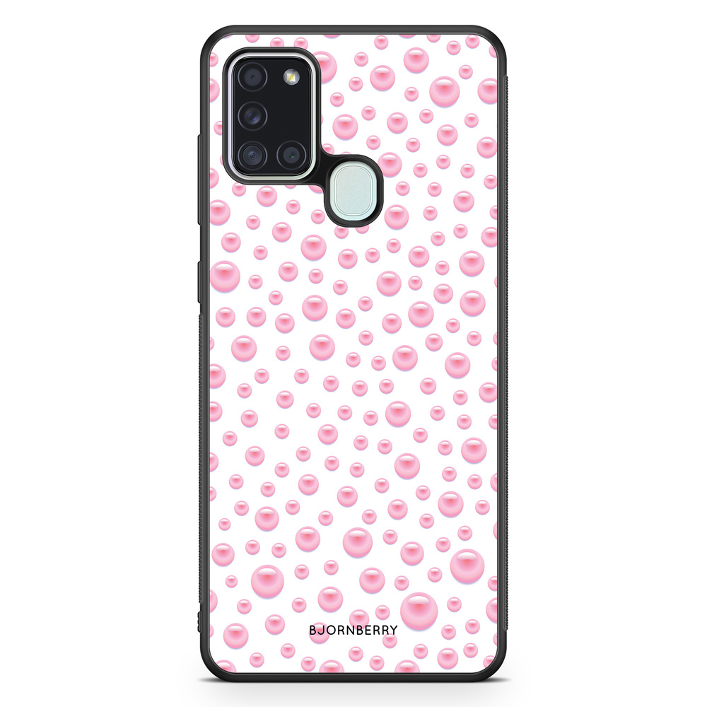 Samsung Galaxy A21s Case - Pink Pearls
