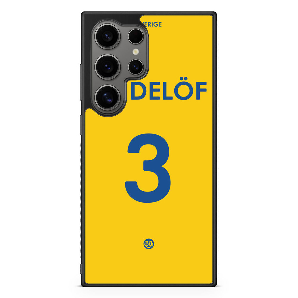 Samsung Galaxy S24 Ultra Custom Skal - Sverige Namn/Nummer