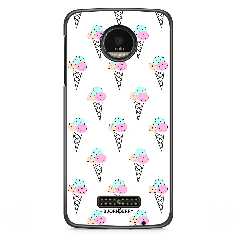 Moto Z2 Play Case - Ice Cream Pattern