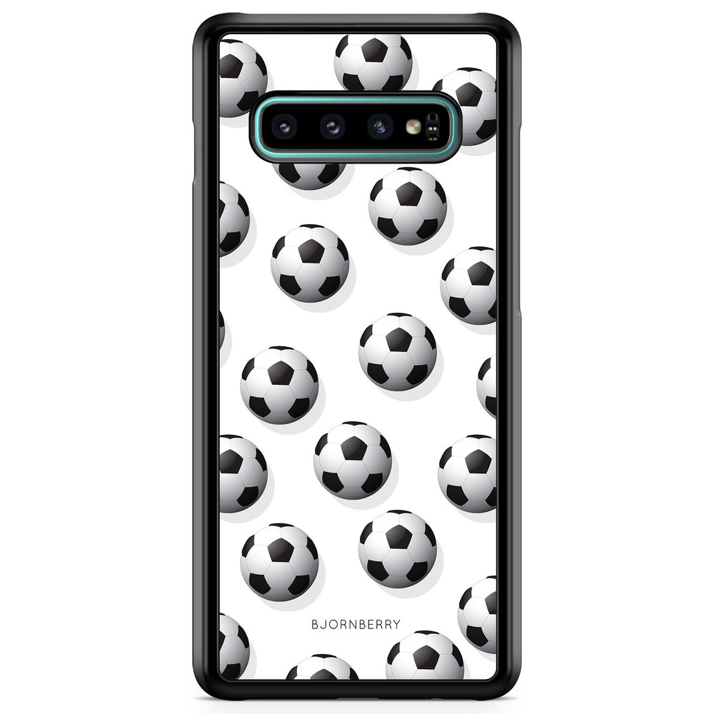 Samsung Galaxy S10 Plus Case - Footballs Pattern