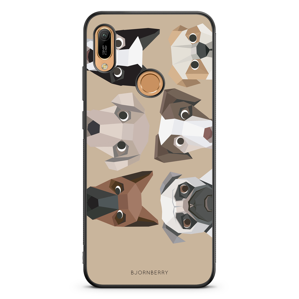 Huawei Y6 2019 Case - Cute Dogs