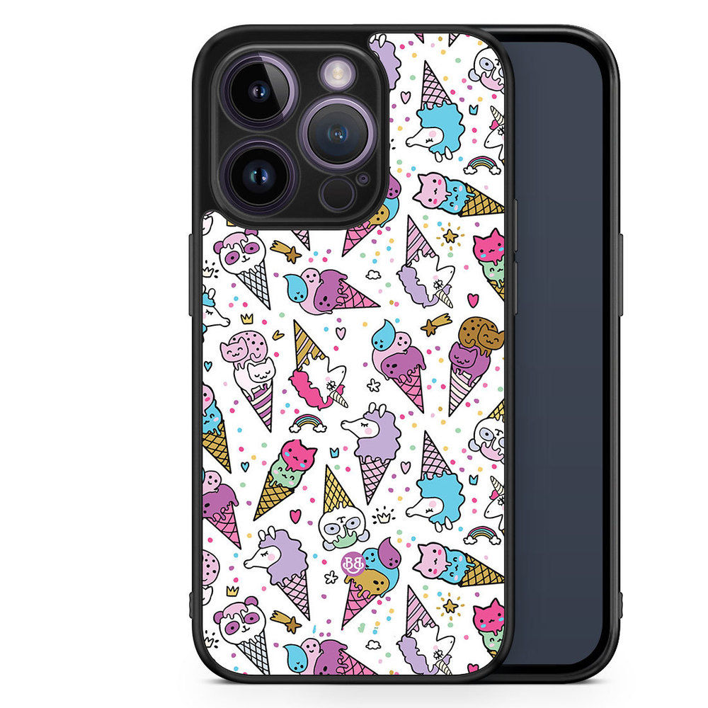 iPhone 14 Pro Case - Unicorn Ice Creams