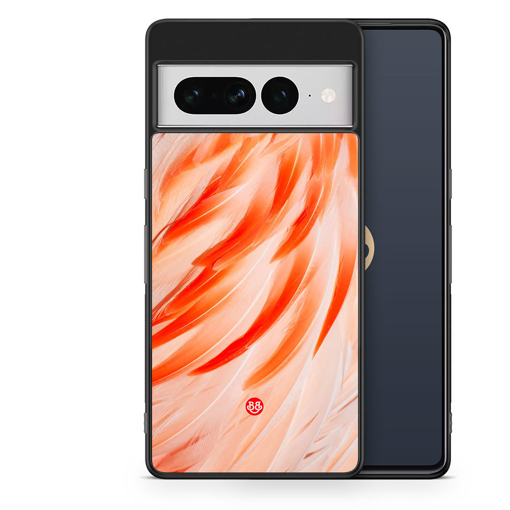 Google Pixel 7 Pro Case - Flamingo Feathers