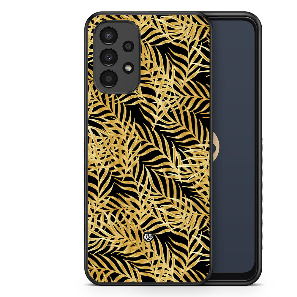 Samsung Galaxy A13 Case - Gold Palm