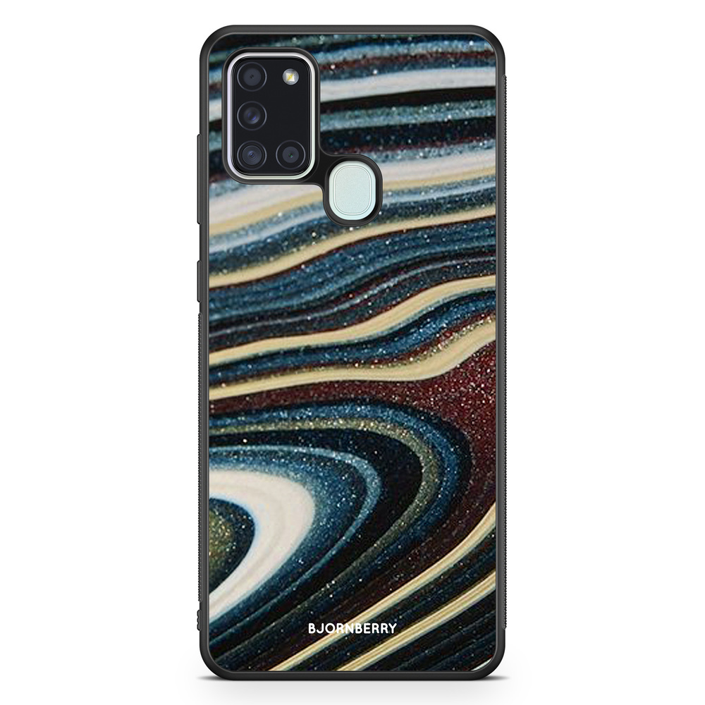 Samsung Galaxy A21s Case - Malachite Pattern