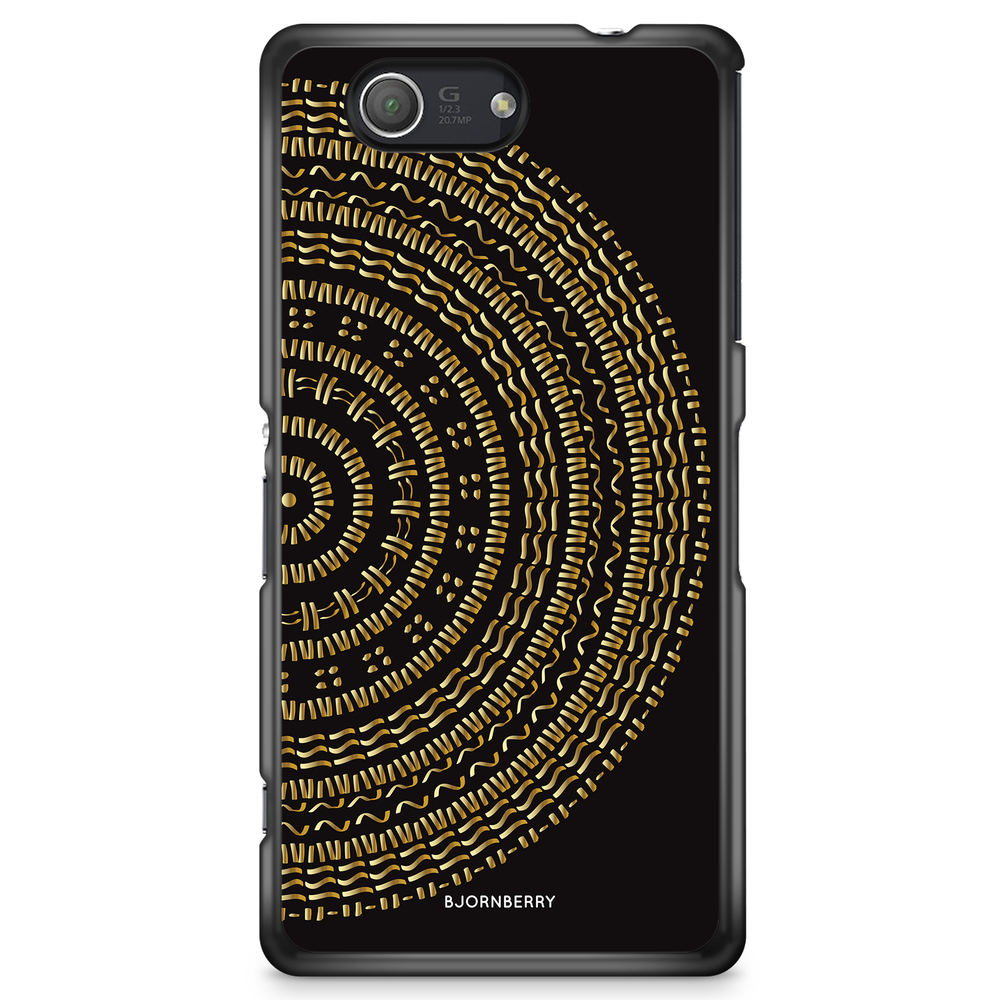 Sony Xperia Z3 Compact Case - Mandala Gold/Black