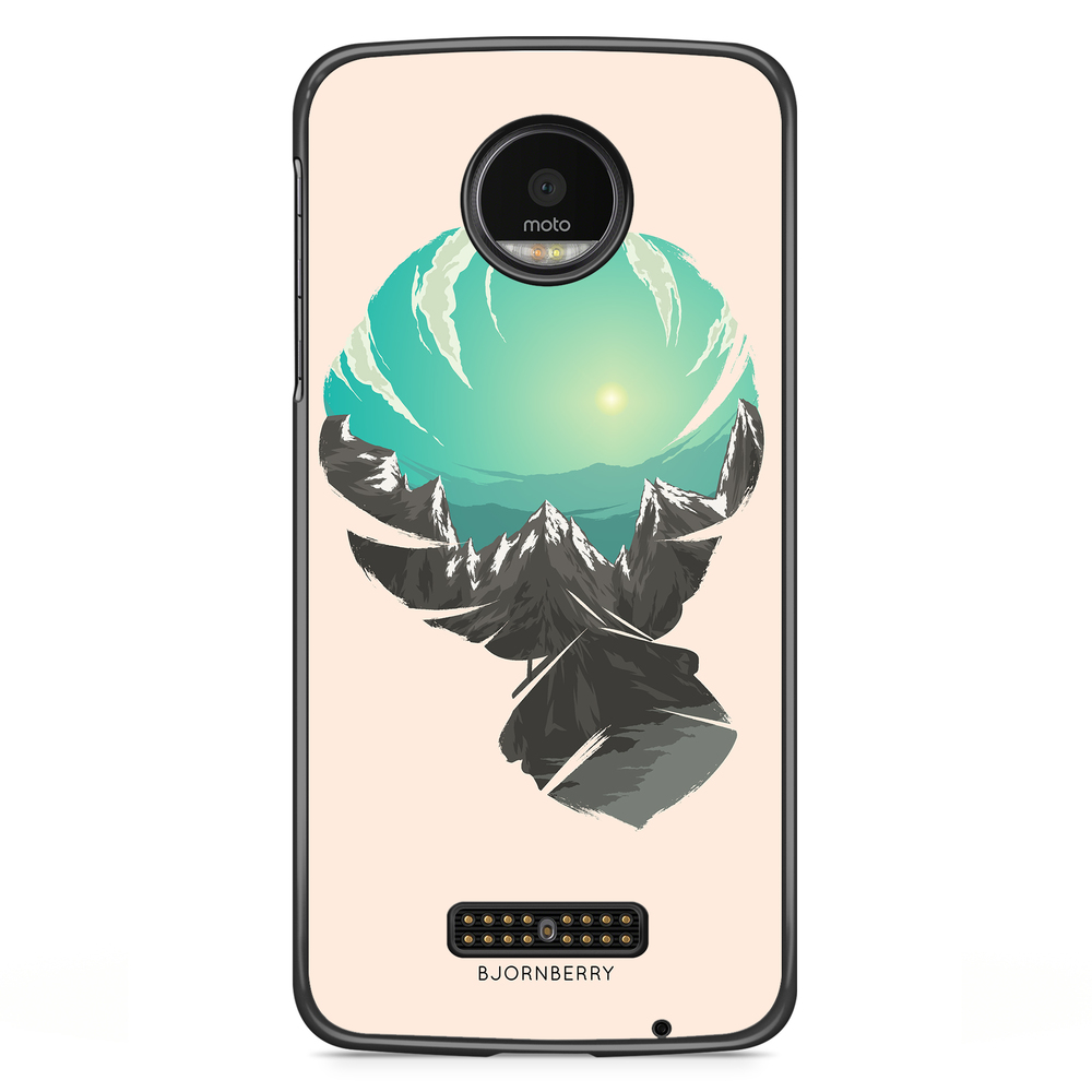 Moto Z2 Play Case - Baloon Mountain