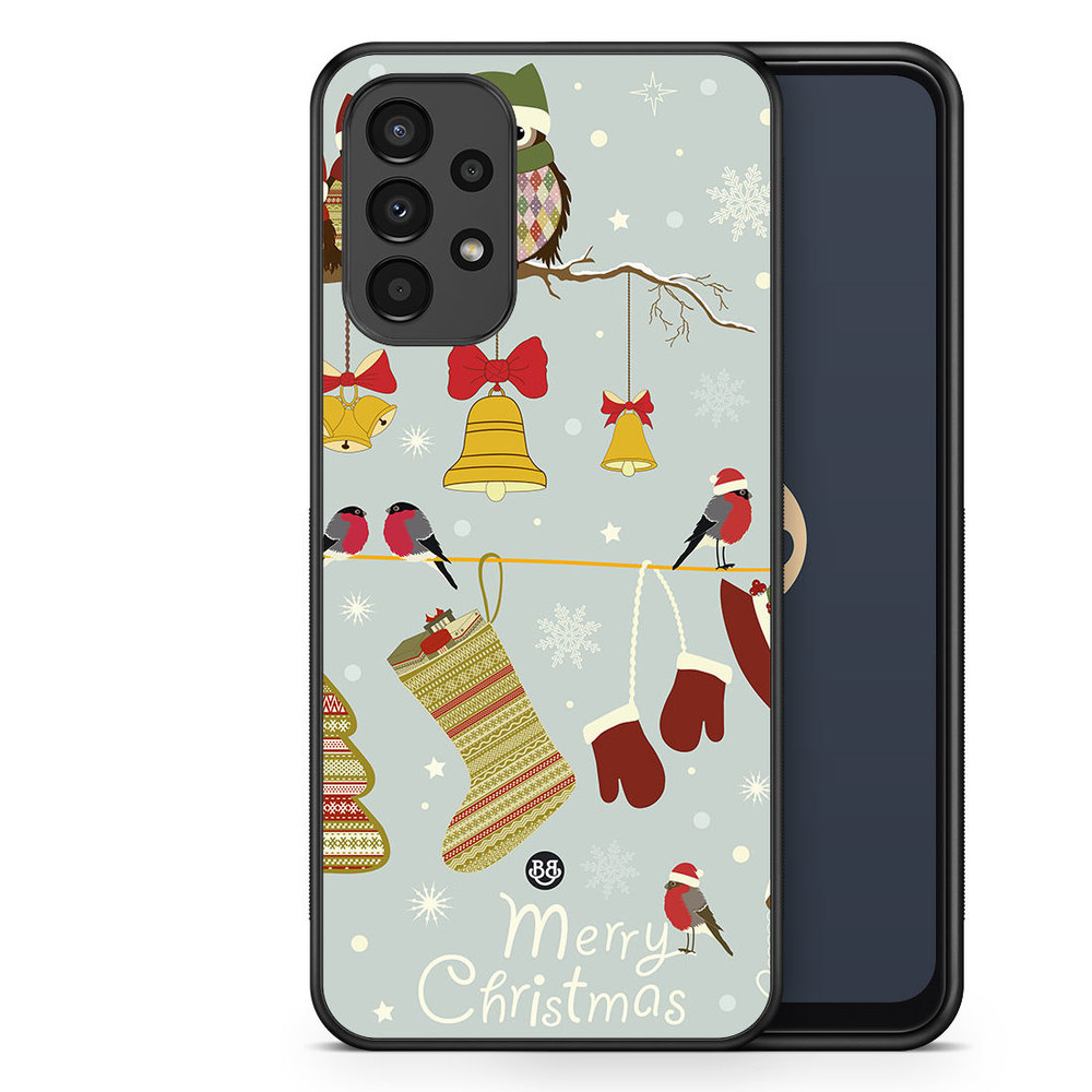 Samsung Galaxy A13 Case - Christmas Owls