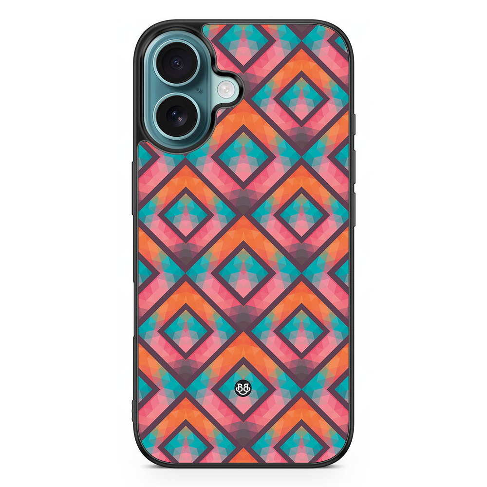 iPhone 16 Case - Retro Squares