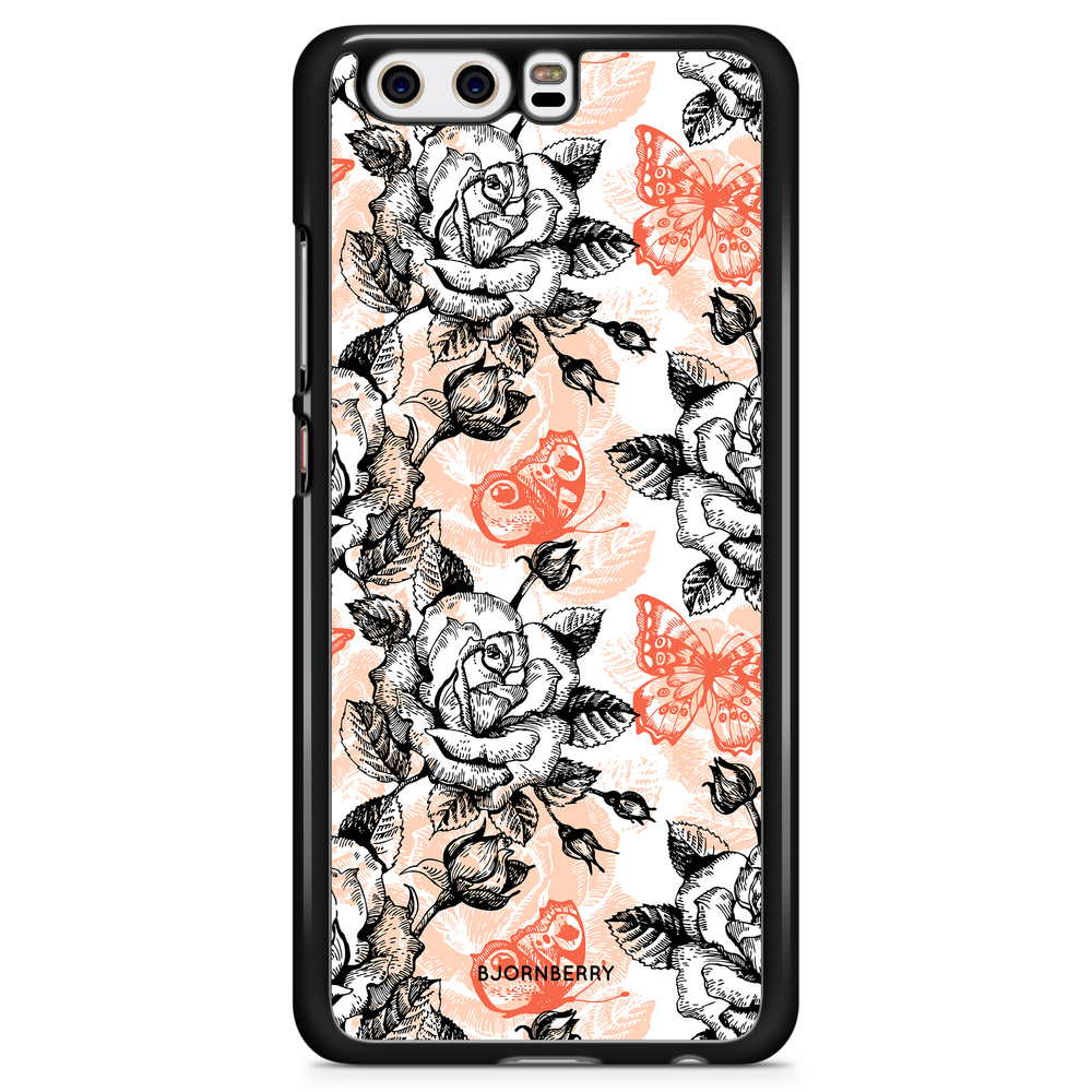 Huawei P10 Plus Case - Roses & Butterflies