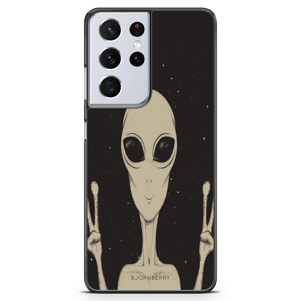 Samsung Galaxy S21 Ultra Case - Peace Alien
