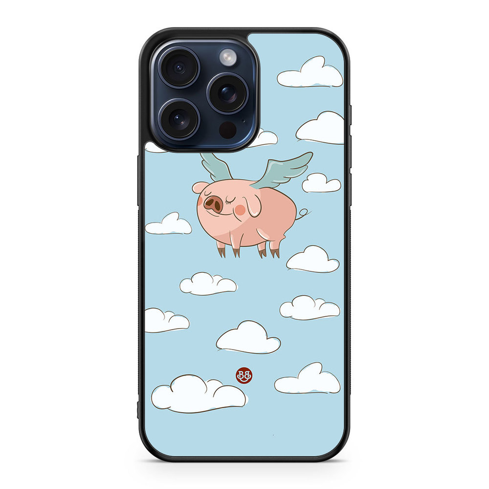 iPhone 15 Pro Max Case - Flying Pig