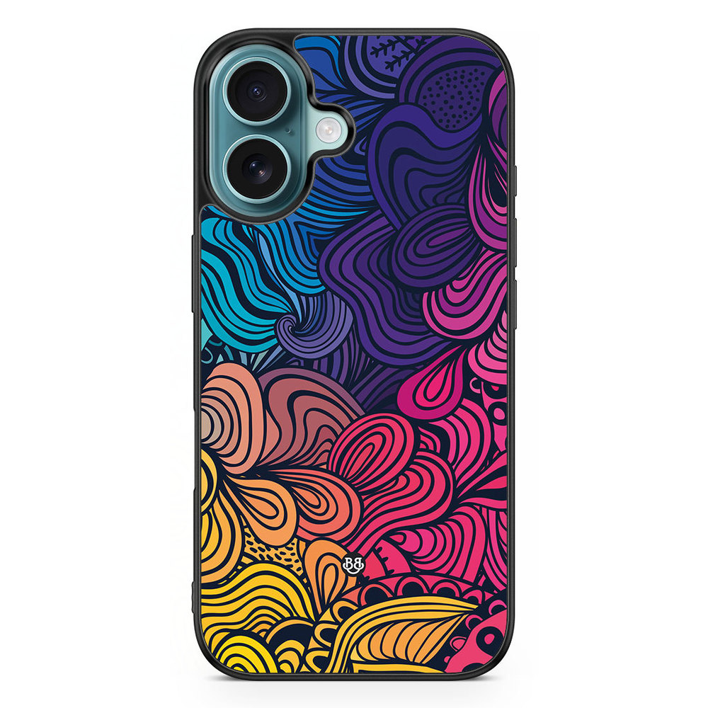 iPhone 16 Case - Retro Flowers