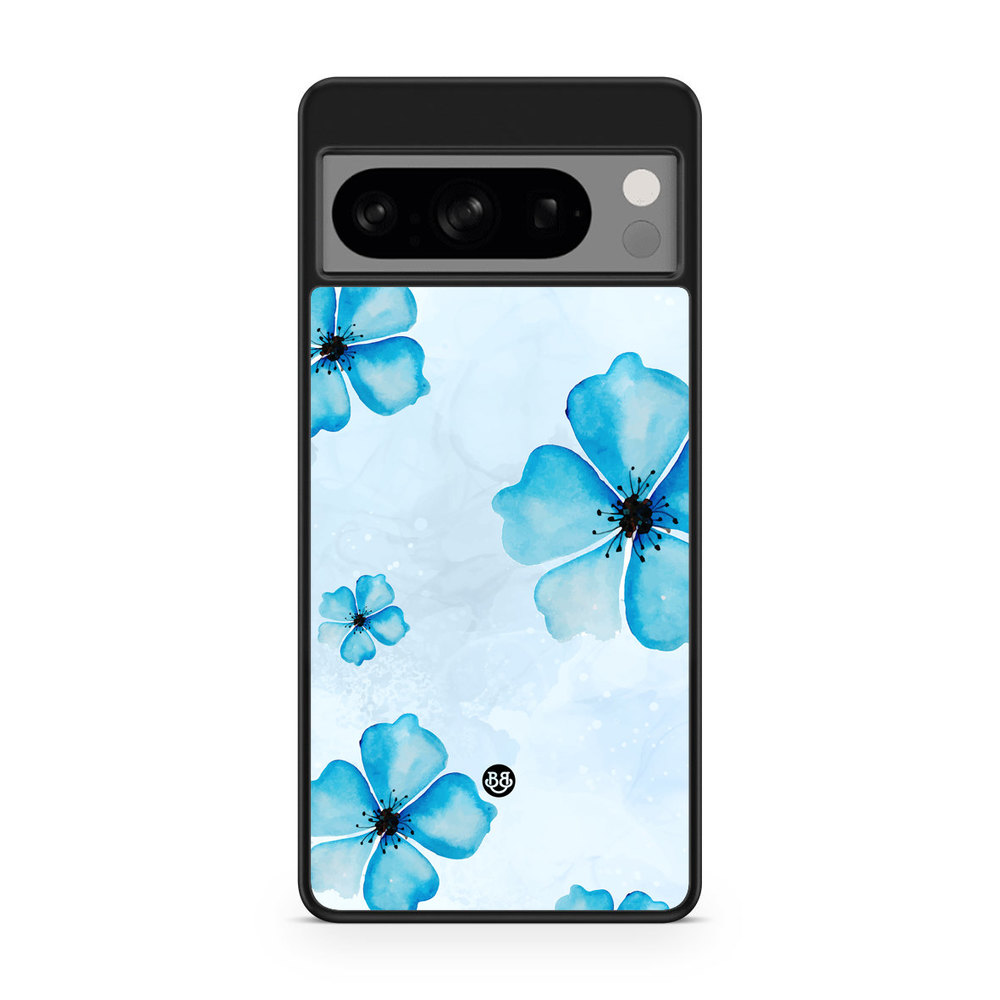 Google Pixel 8 Pro Case - WILD BLOOM - Blue Bloom