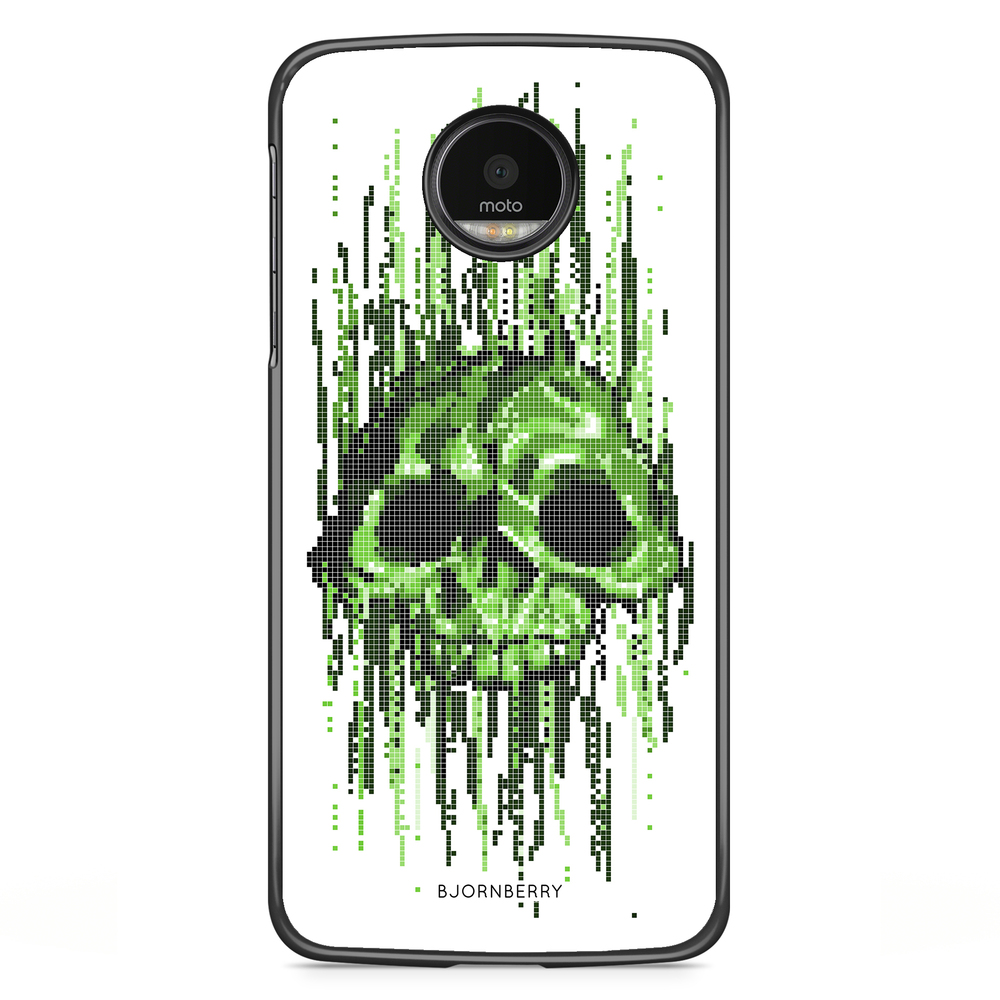 Motorola Moto G5S Plus Case - Data Virus Skull