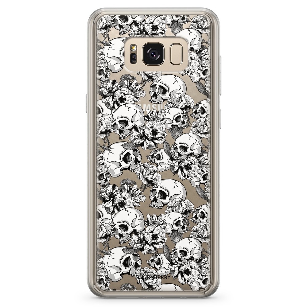 Samsung Galaxy S8 Plus Fashion Case - Skull & Roses