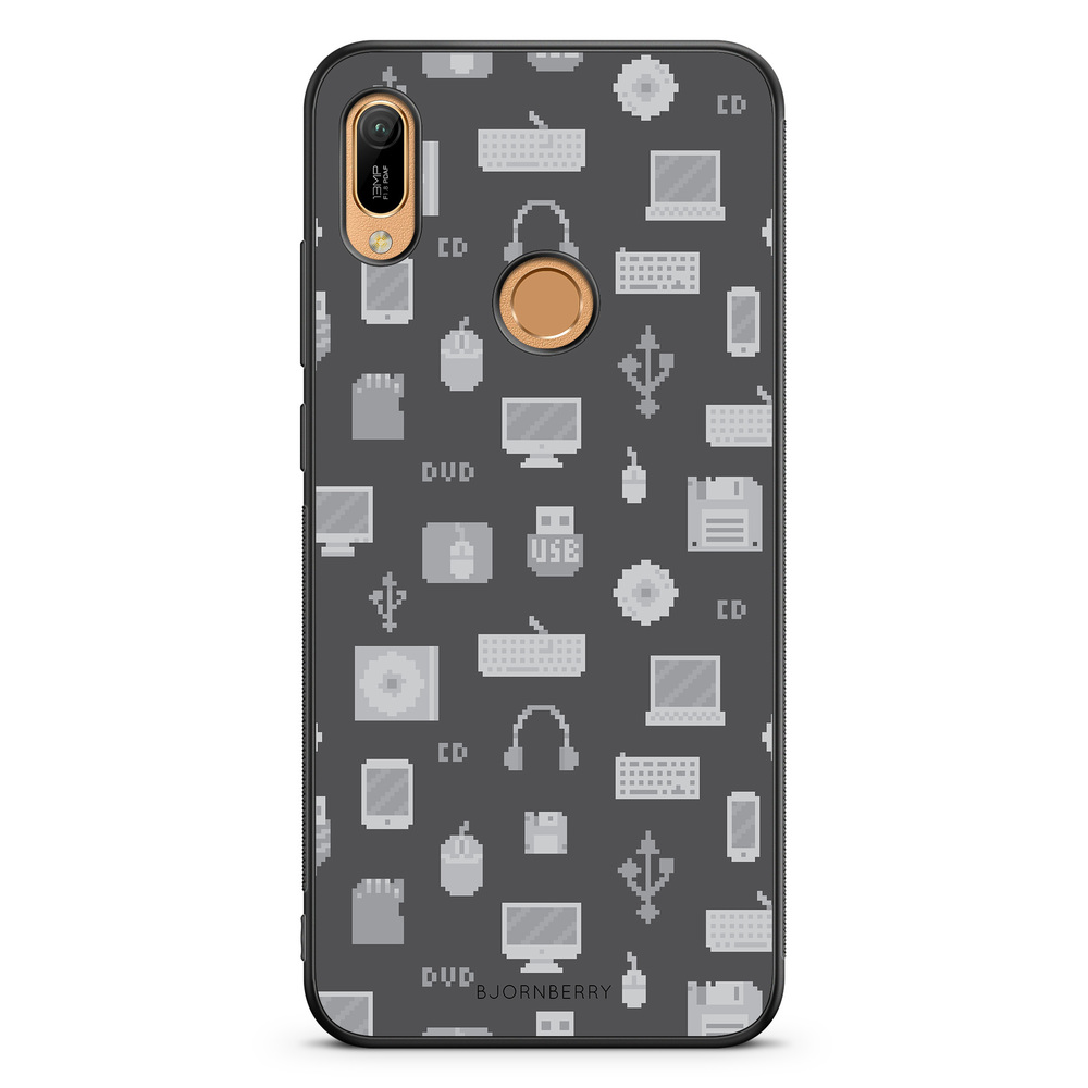 Huawei Y6 2019 Case - Pixel Art Computer
