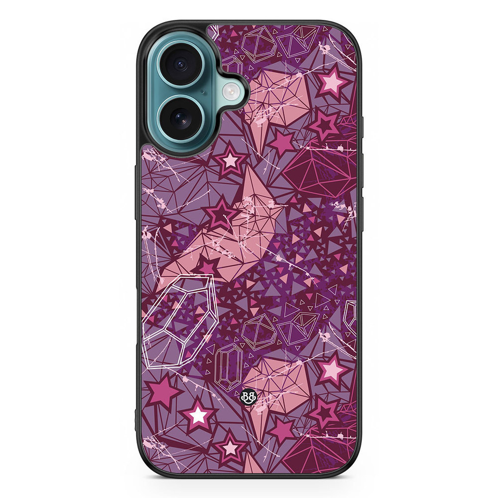 iPhone 16 Case - Purple Stars