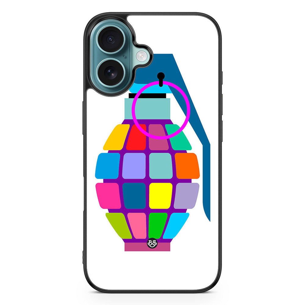 iPhone 16 Case - Color hand grenade