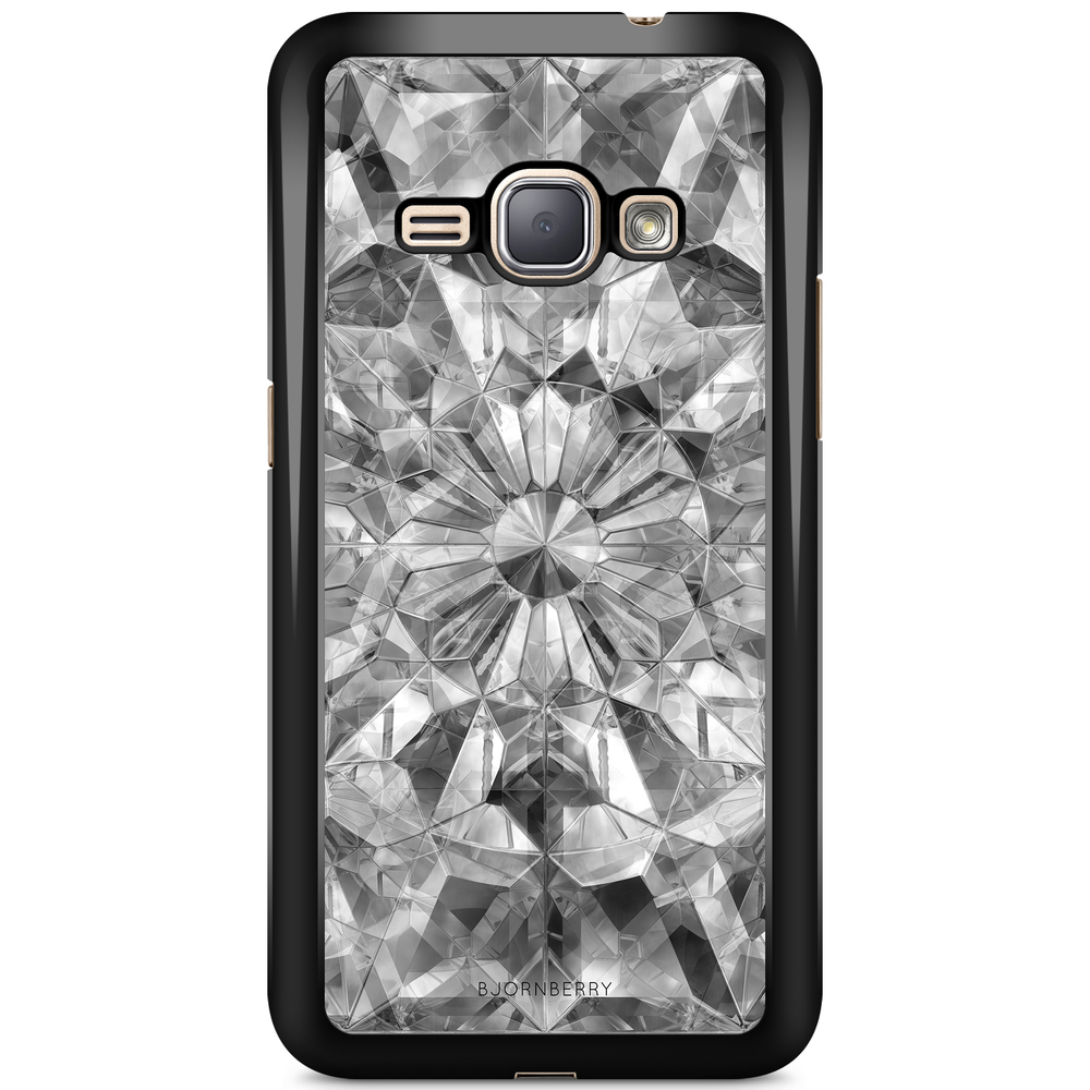 Samsung Galaxy J1 (2016) Case - Grey Crystals