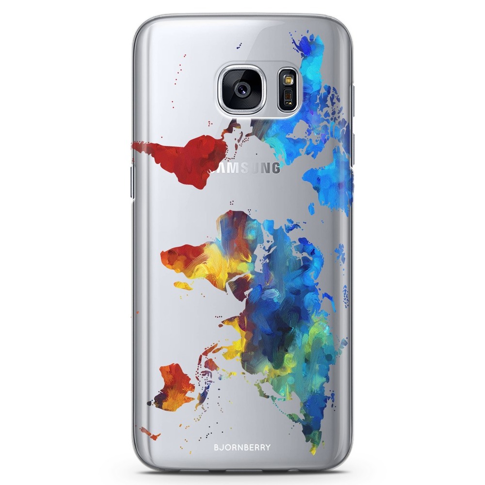 Samsung Galaxy S7 TPU Case - World Map